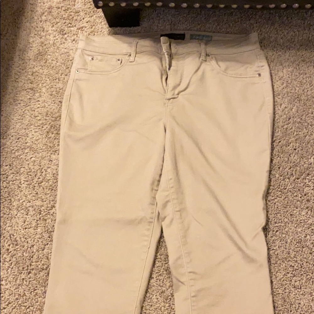 Khaki jeans/leggings/pants